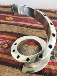 Image 6 of Vintage Bertil Vallien for Dansk Designs Silverplated Spiral Candle Holder