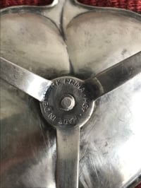 Image 7 of Set of 6 Vintage Danish Modern Silverplated Leaf-Shaped Candleholders, Prima, Hugo Grun