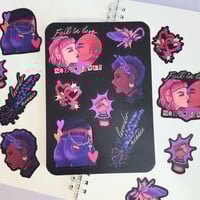 Lavendar Menace - Sticker Sheet