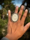 Large Mother Of Pearl Ring