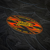 Image 2 of HERO PRINTS HOT ROD FLAME - OVAL STICKER