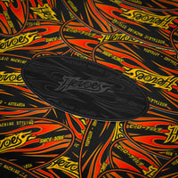 Image 4 of HERO PRINTS HOT ROD FLAME - OVAL STICKER