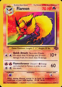 Flareon (19) - Jungle Unlimited - Moderately Played