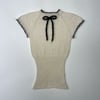 moth tee in bleach white (alpaca)