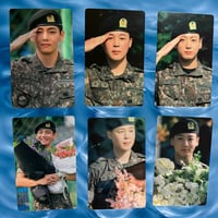 Image 1 of Bangtan Metal Photo Card Sets | Jin, JHope, Namjoon, Taehyung, Jimin and Jungkook Discharge Day