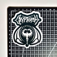 Image 2 of Cryptopsy Black Band Logo & Emblem Matte Vinyl Sticker
