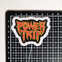 Image 2 of Power Trip Band Logo Variant Matte Vinyl Sticker