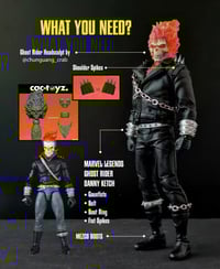 Image 1 of [Pre order 1st wave] Cgc-toyz. ghost rider kit 1/12 mezco style