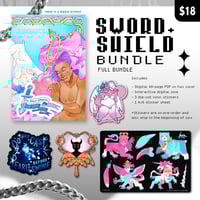 Sword and Shield Bundle - Digital PDF + Sticker Set