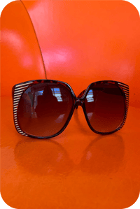 Vintage 1970s dead stock sunglasses (bug eyes)