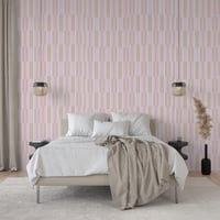 Image 1 of Blush Mod Stripes Peel and Stick Wallpaper