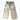 Cream Floral Adjustable Waist Baggy Pants S-L