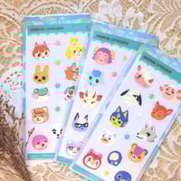 Image 1 of Animal Crossing Transparent Stickers