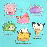Image 2 of Sea slug dessert stickers