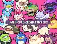 Image 2 of Palworld Clear Sticker Sheets