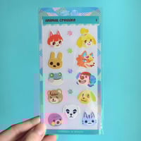 Image 3 of Animal Crossing Transparent Stickers