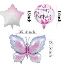 Image 2 of Butterfly Birthday Bouquet