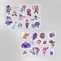 Image 1 of splatoon - vinyl sticker sheet