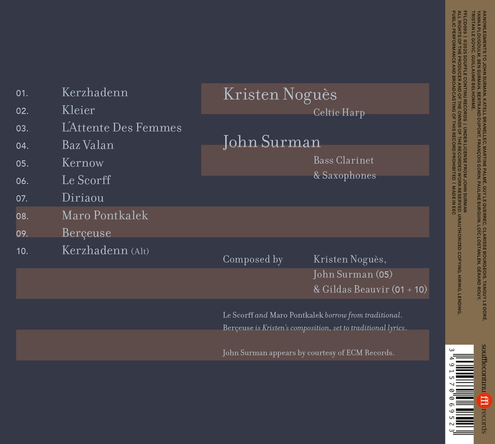 Image of Kristen Noguès & John Surman - Diriaou (FFL099CD)