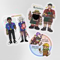 Image 1 of dunmeshi - clear stickers