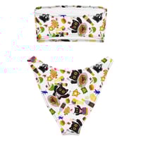 Image 3 of Studio Purr: Kain Tayo! (Let's Eat)  bandeau bikini set