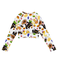 Image 8 of Studio Purr: Kain Tayo! (Let's Eat) long-sleeve crop top