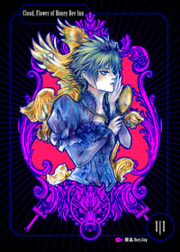 Image 3 of Original Art: Cloud Strife, Flower of the Honey Bee Inn // 慧晶 Huey Jing