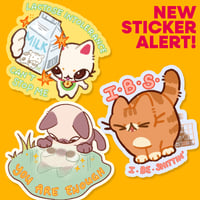 Cats with something to say Stickers