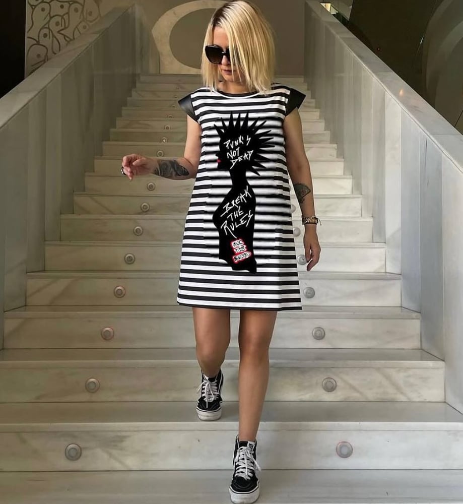 Image of VESTIDO PUNKY RAYAS EVASÉ