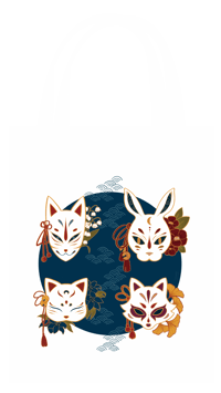 Image 3 of TOTE BAG | Kabuki Masks