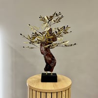 Image 1 of Bronze & Wood Olive Tree 53cm