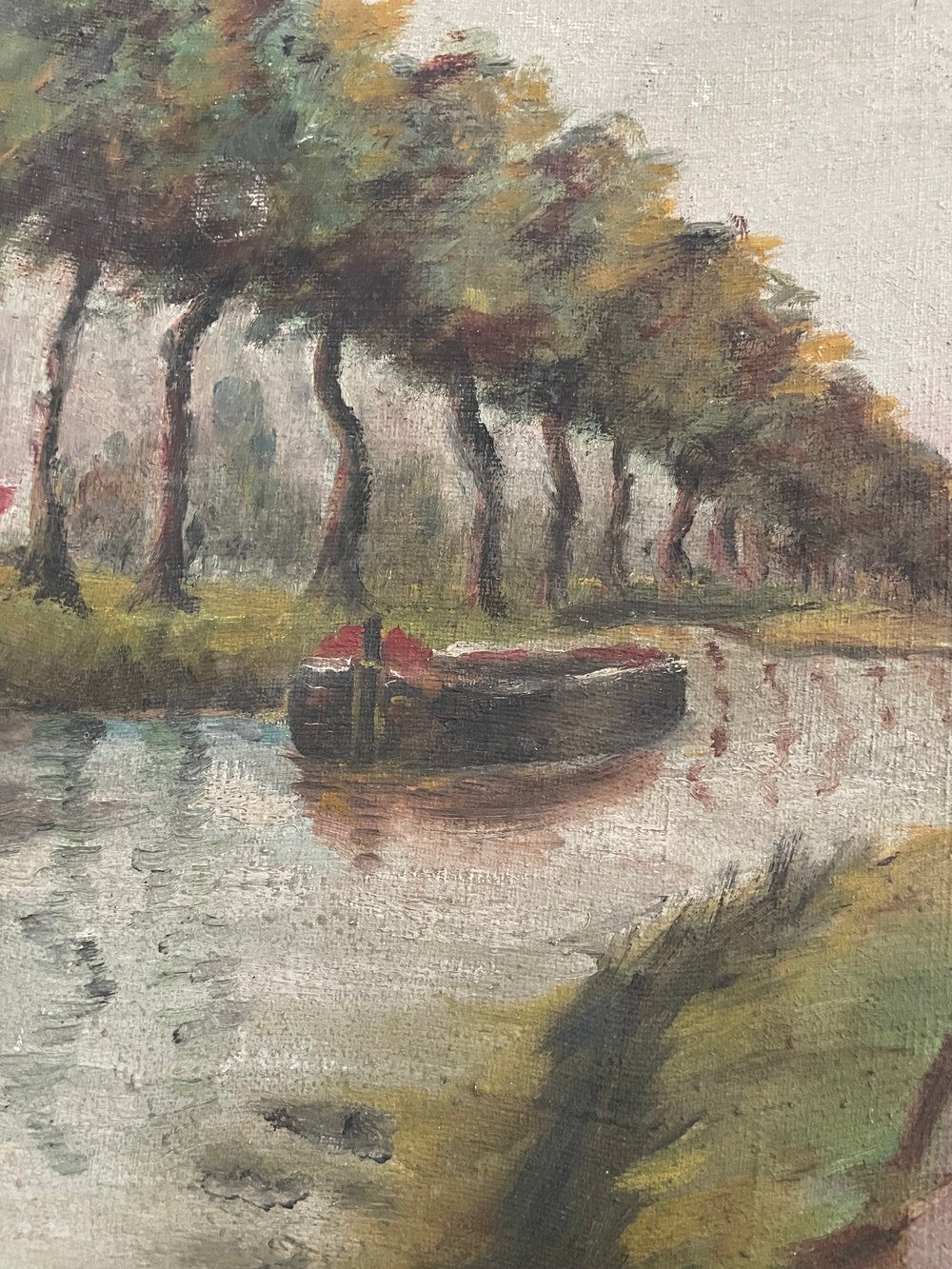 Image of Barge Oil on Canvas 