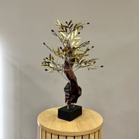 Image 3 of Bronze & Wood Olive Tree 53cm