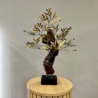 Image 4 of Bronze & Wood Olive Tree 53cm