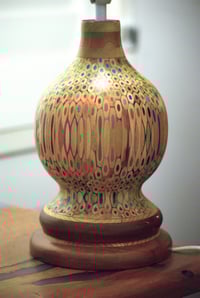 Woodturned Pencil Lamp