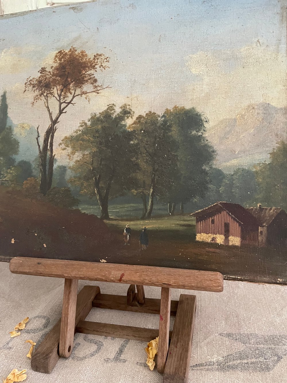 Image of Homestead Oil on Canvas 