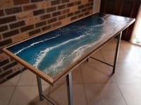 Image 2 of Resin Beach Hallway Table/Desk