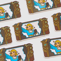 Image 3 of legend of zelda - clear stickers