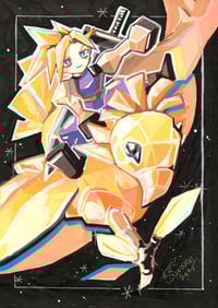 Image 2 of Original Art: Low Polygon Cloud Strife // Sineko So