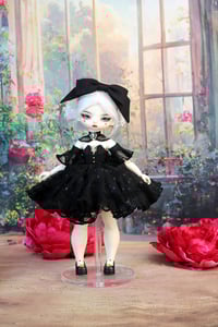Image 1 of Dress for Teacup Marionette OOAK - black