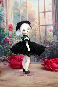 Image 4 of Dress for Teacup Marionette OOAK - black