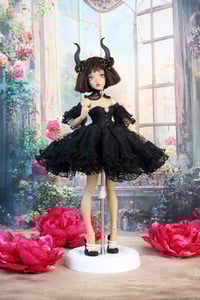 Image 3 of MSD MiniFee doll black dress