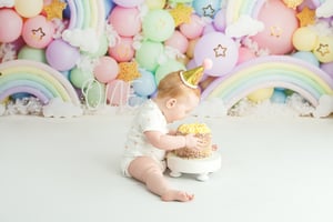 Image of PASTEL RAINBOW CAKESMASH MINI