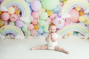 Image of PASTEL RAINBOW CAKESMASH MINI