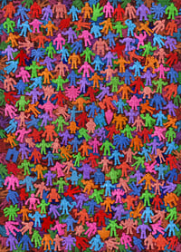 M.U.S.C.L.E. Toybox Print XL Multi Colour Edition (Slightly scuffed)