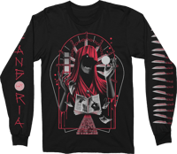 Image 1 of FANGORIA X MRT "PALE WRITER" LONG SLEEVE TEE