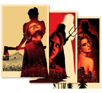 Image 1 of X TRILOGY PRINT SET - MONSTERPALOOZA EXCLUSIVE