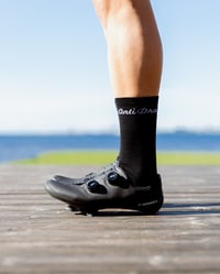 Image 1 of Black 7 inch tall AntiDrag sock 2024