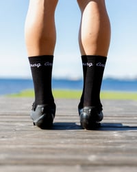 Image 3 of Black 7 inch tall AntiDrag sock 2024