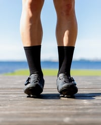 Image 2 of Black 7 inch tall 'PERKELE' sock 2024